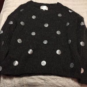 Super cute and comfy polka dot sweater